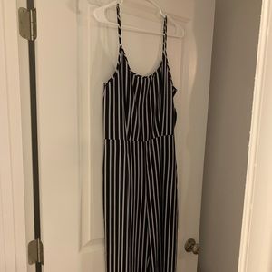 Black and white jumpsuit